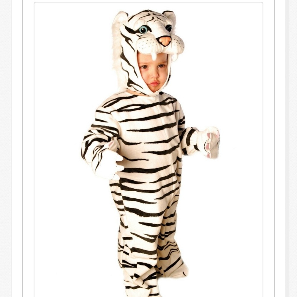 Toddler/Child White Tiger Costume